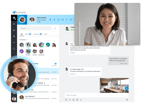 Unified communications UI